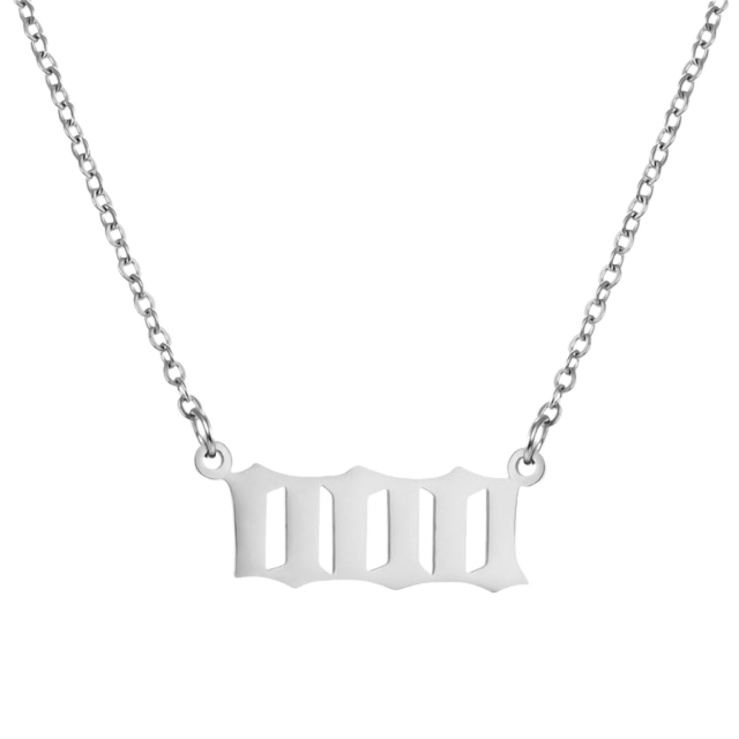 Lucky Number Custom Gothic Necklace