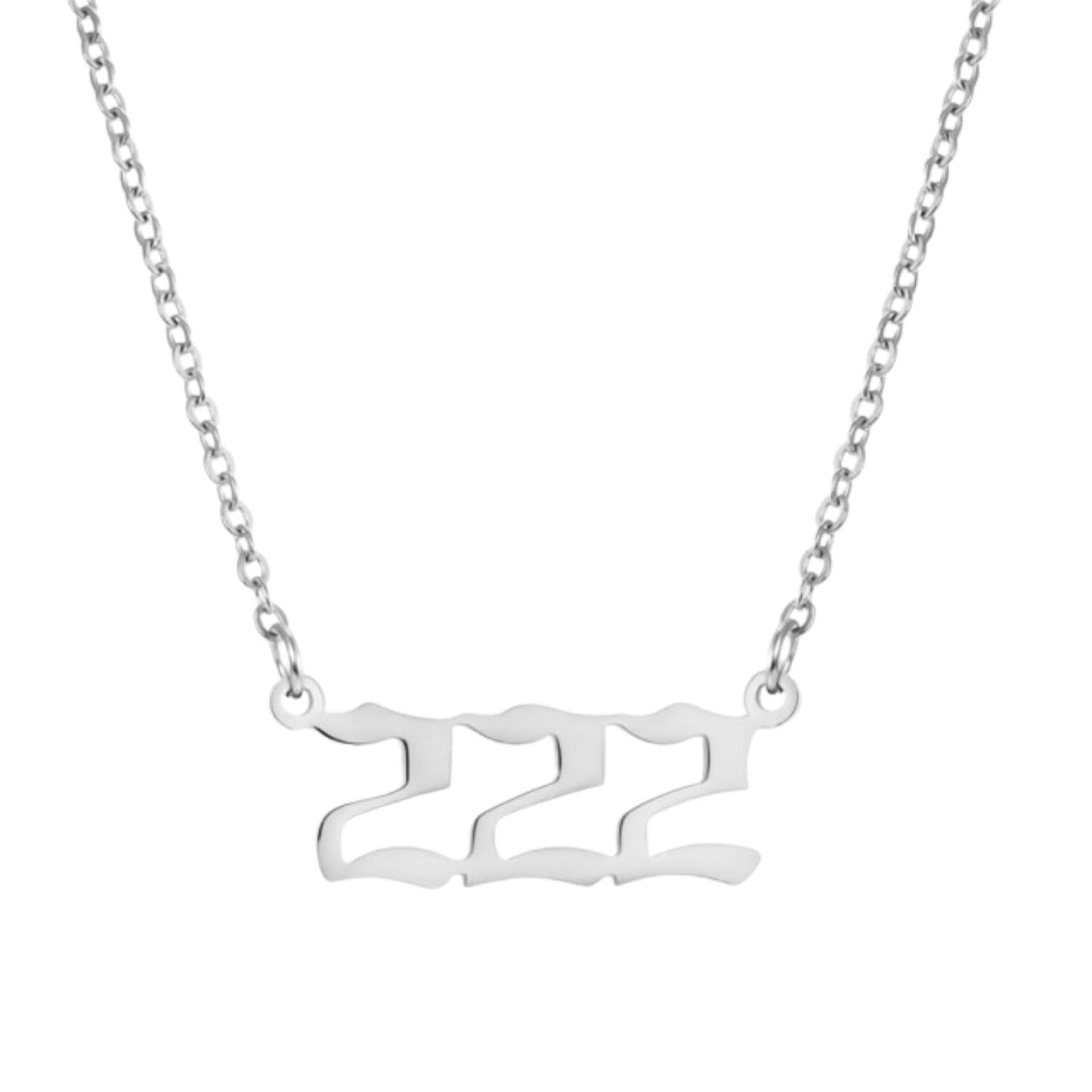 Lucky Number Custom Gothic Necklace