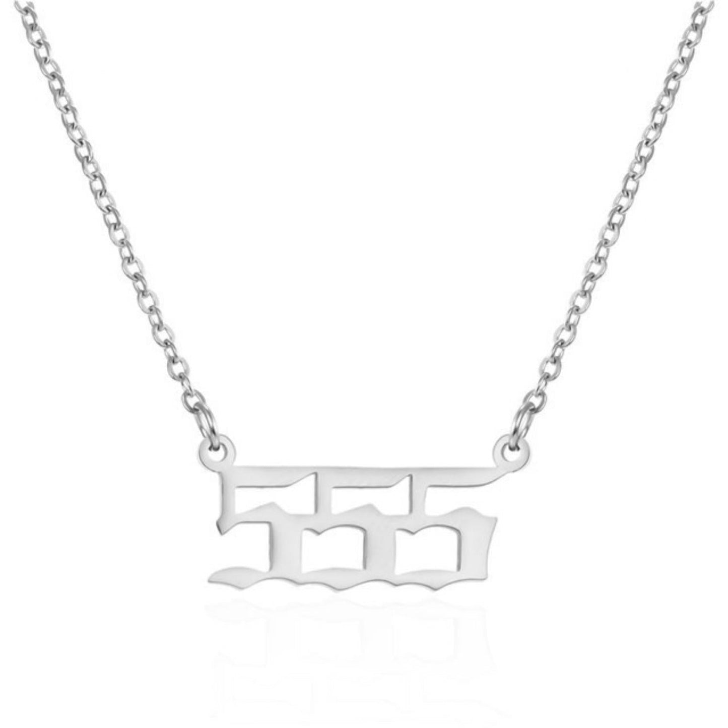 Lucky Number Custom Gothic Necklace