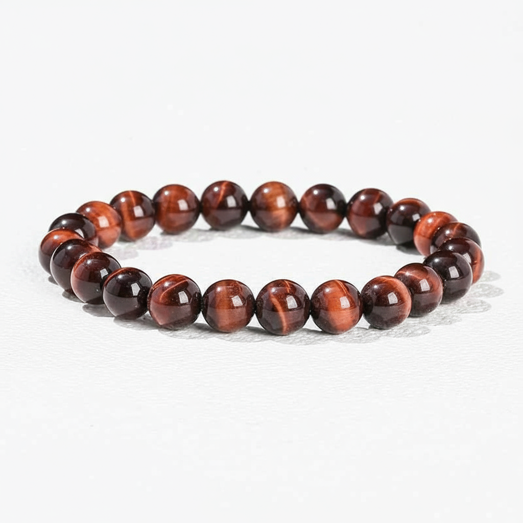 Natural Red Tiger Eye Bracelet