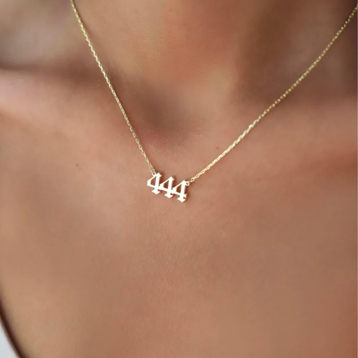 Lucky Number Custom Gothic Necklace