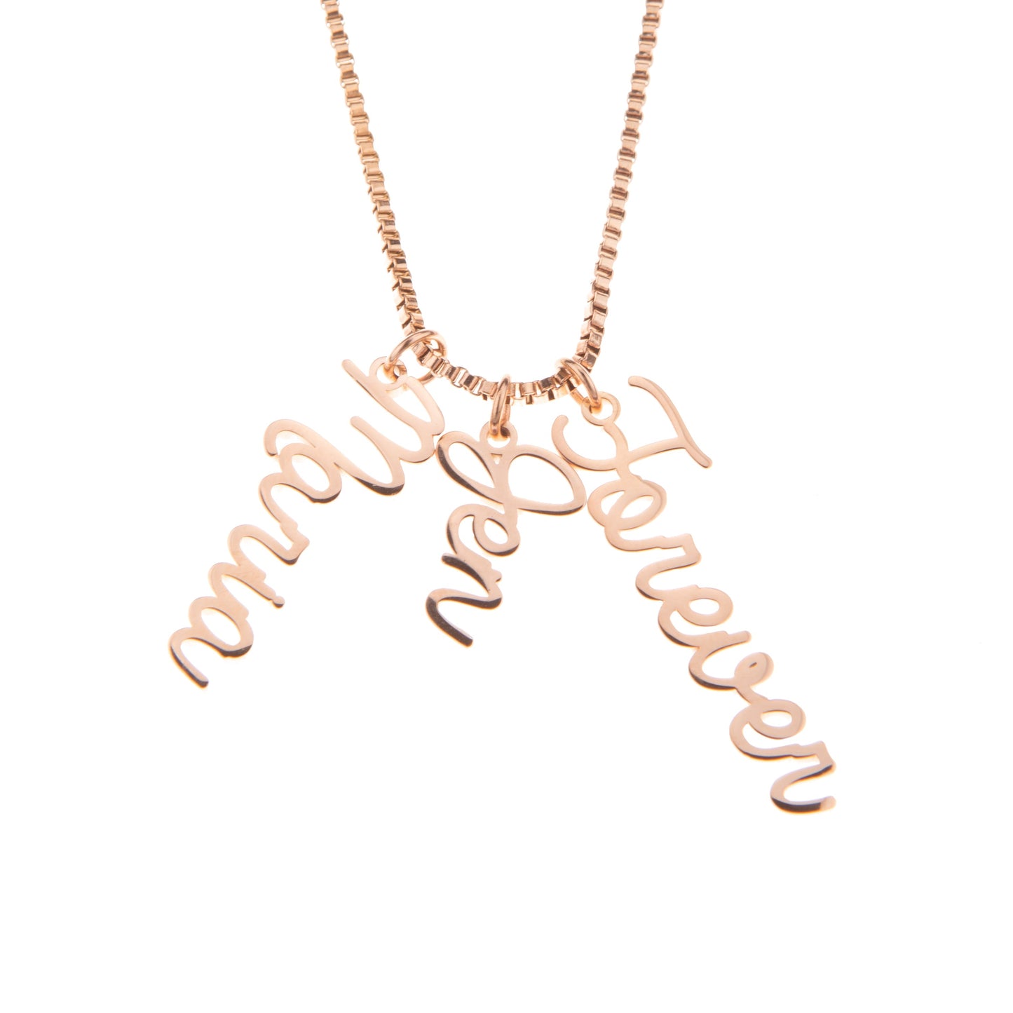 Personalized Vertical Pendant Necklace