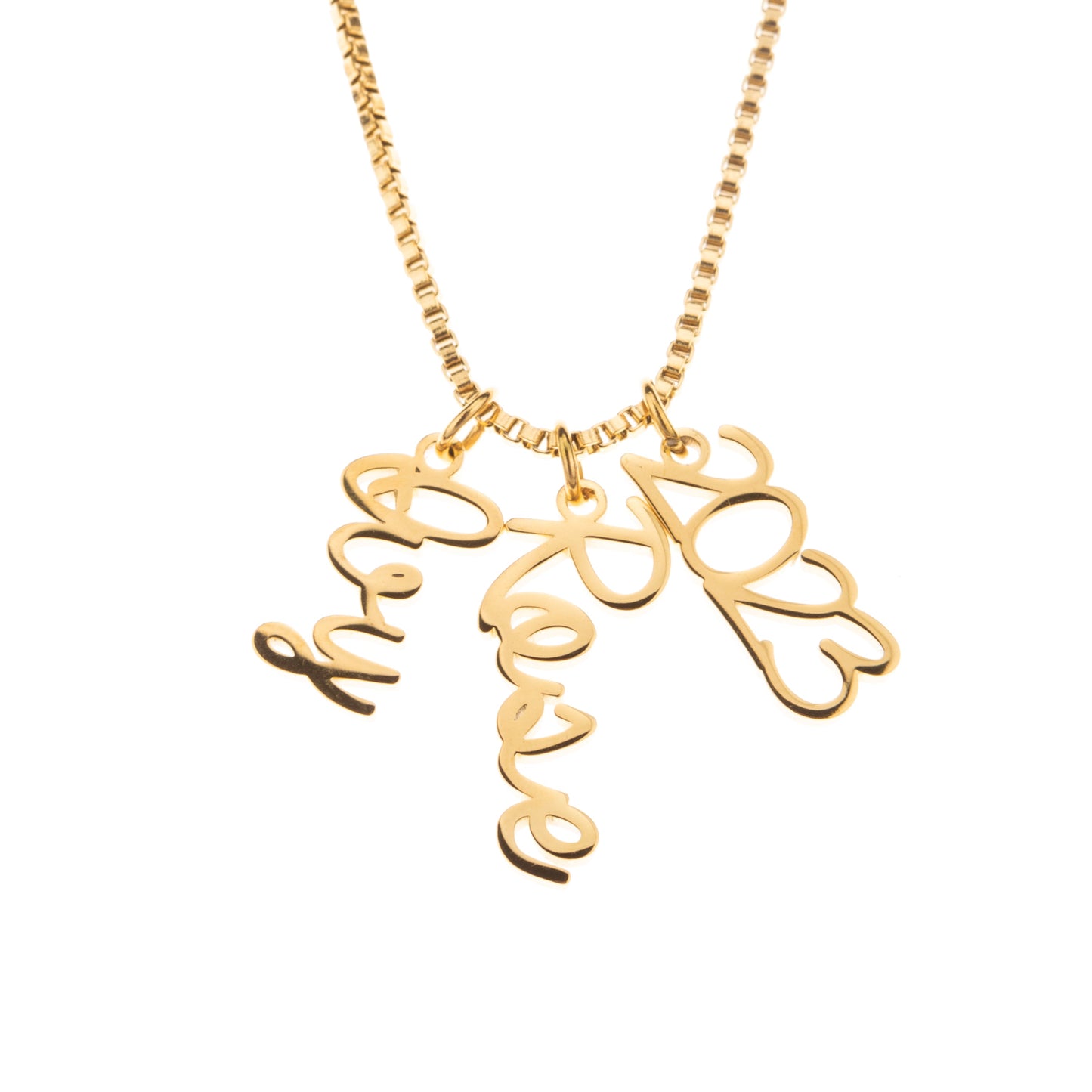 Personalized Vertical Pendant Necklace