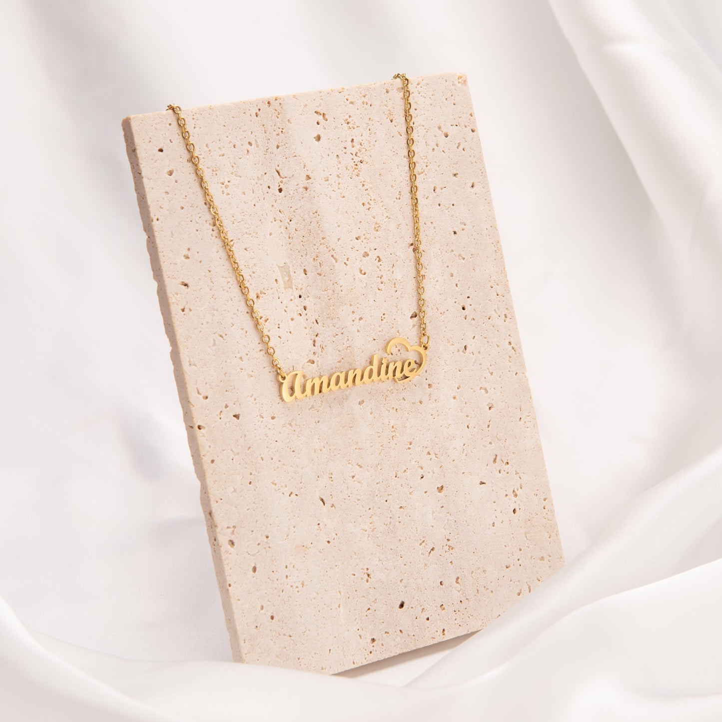 Heart Custom Name Necklace