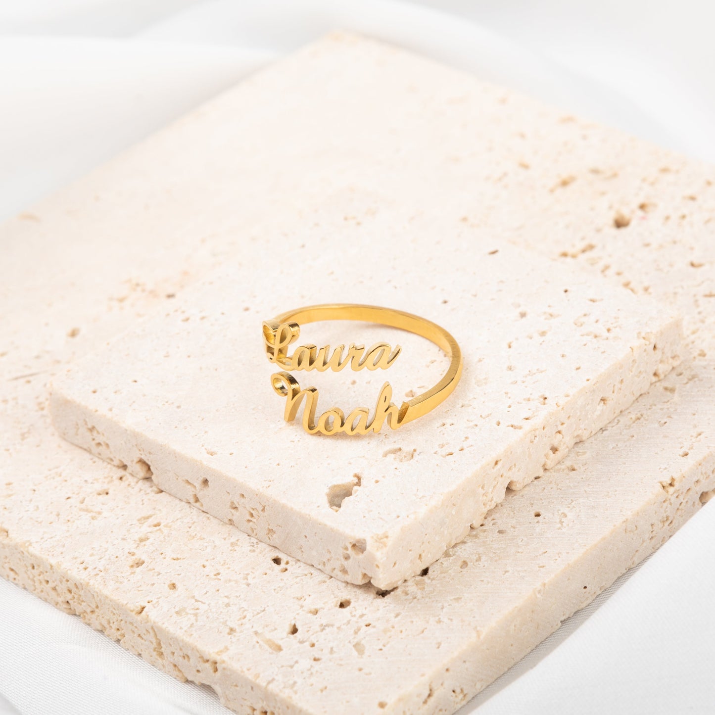 Double Name Ring