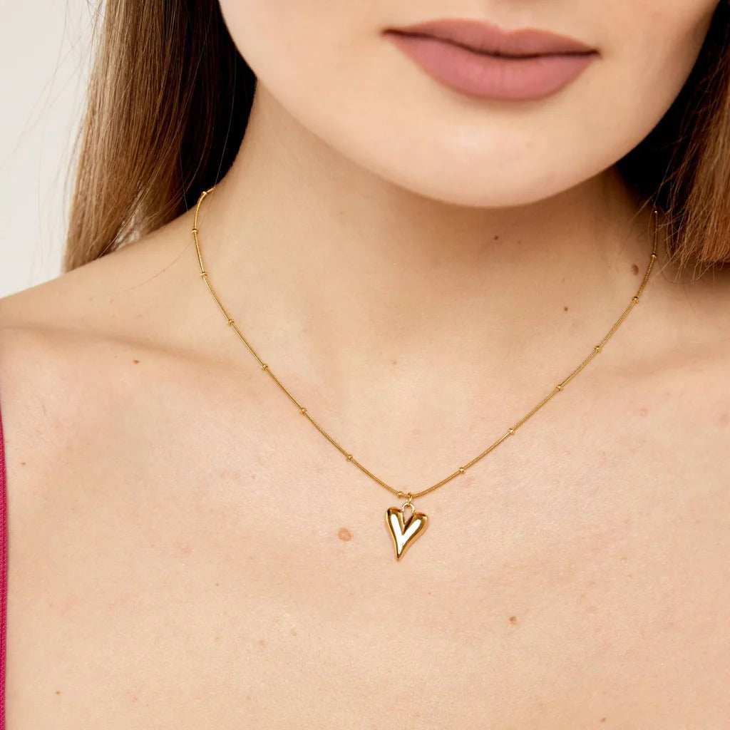 Bead Chain With Pendant Necklace