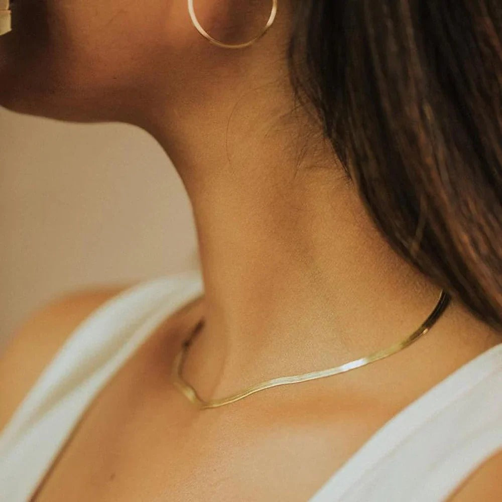 Herringbone Chain Necklace