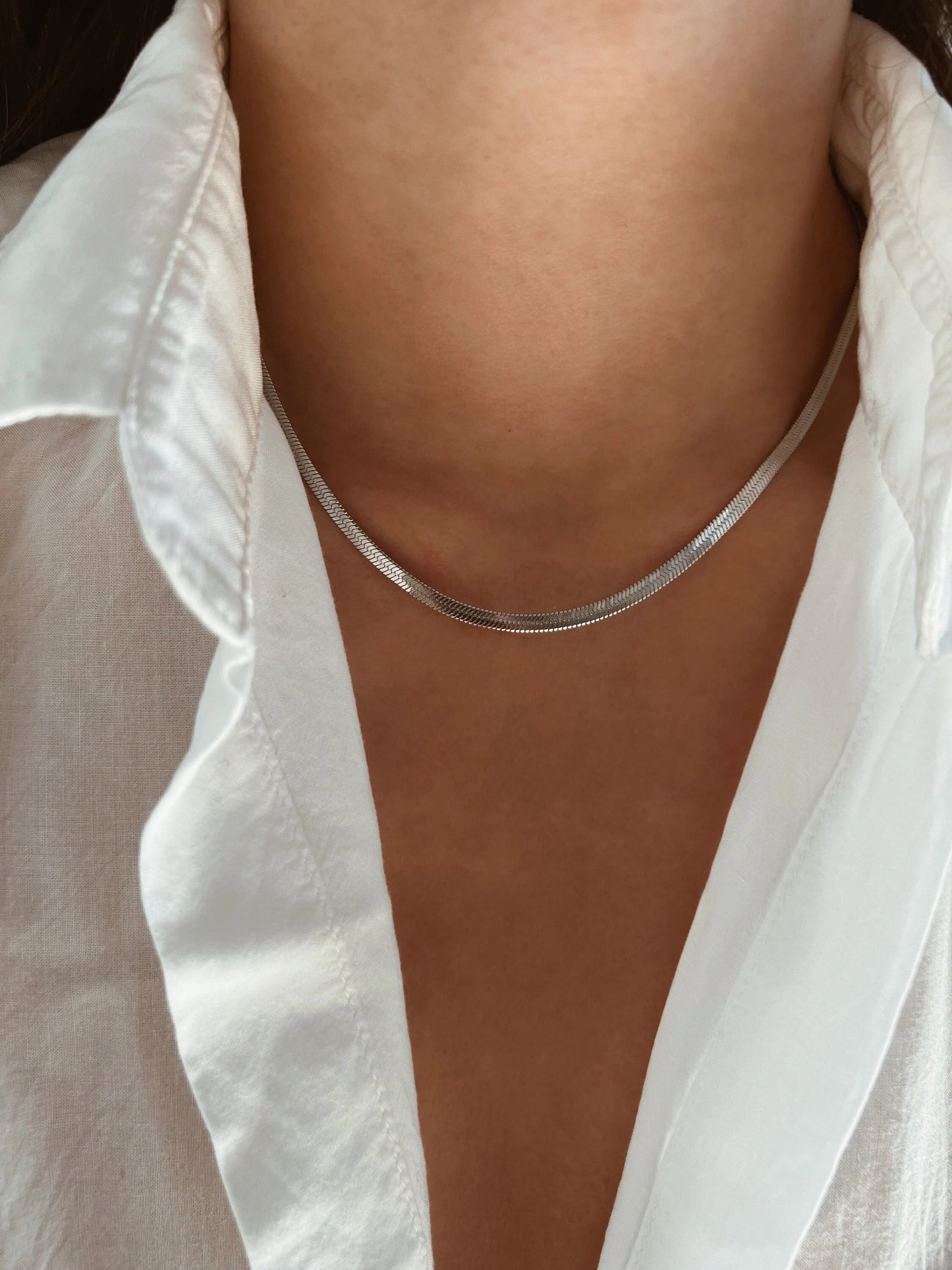 Herringbone Chain Necklace