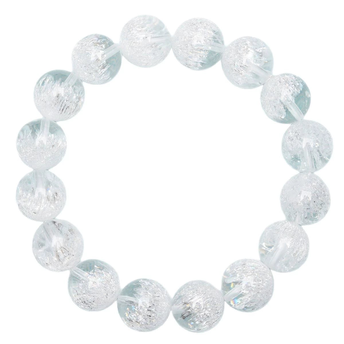 9mm Himalayan White Crystal Bracelet