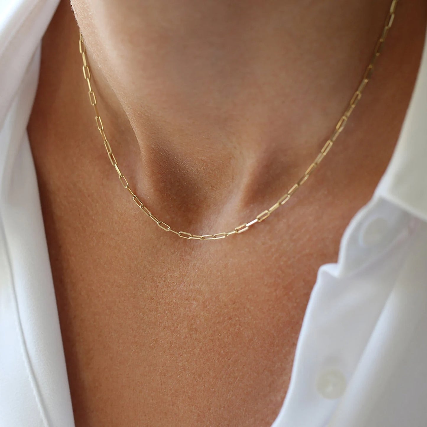 Paperclip Chain Necklace