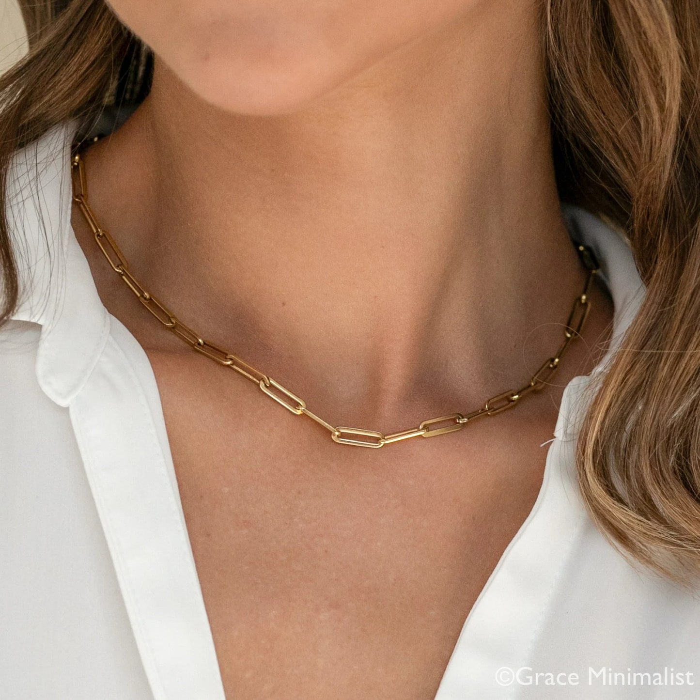 Paperclip Chain Necklace