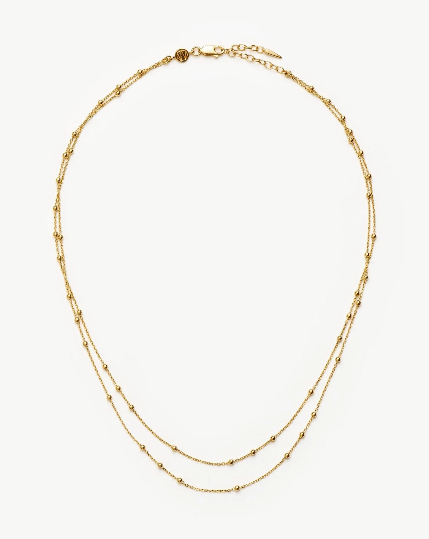 Puffy Heart Layered Necklace