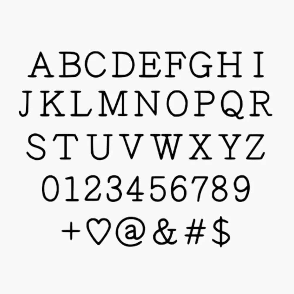 Rectangular Tag Initial Necklace