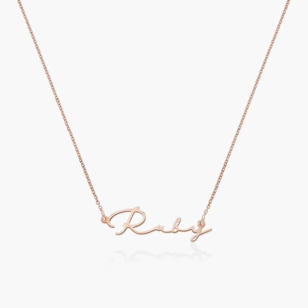 Belle Script Custom Name Necklace