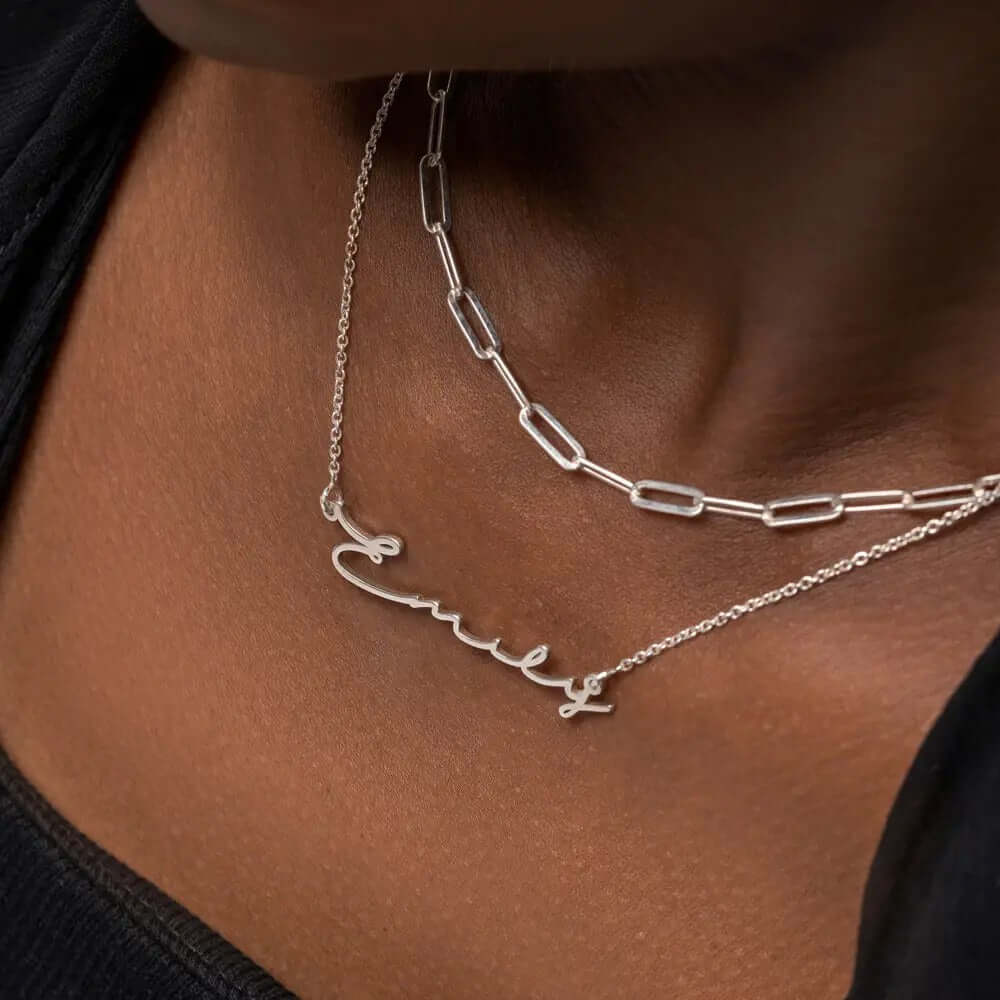Belle Script Custom Name Necklace