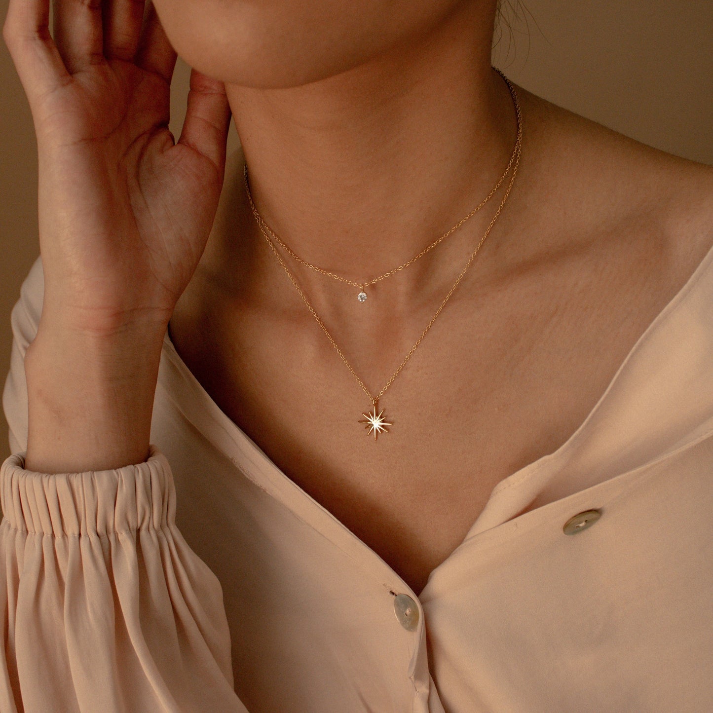 Starburst Layered Necklace
