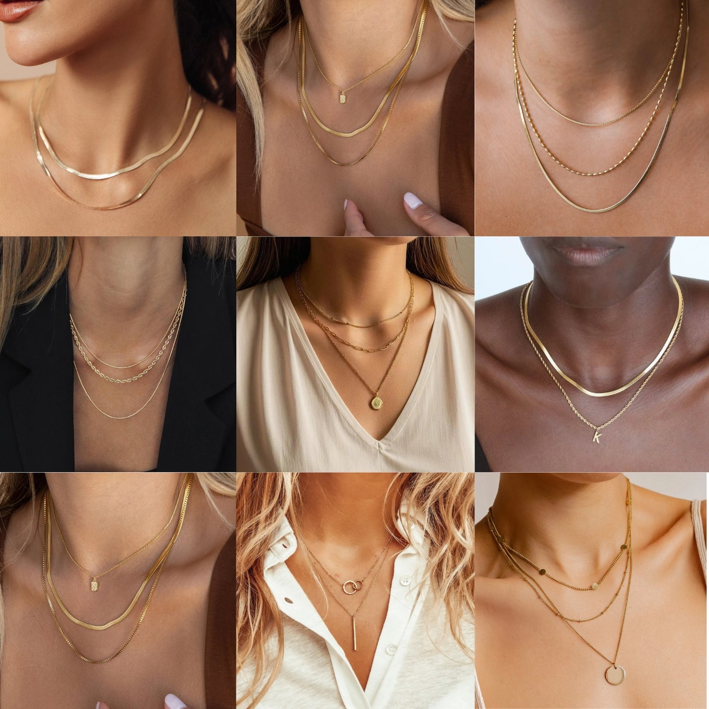 Customize Your Layer Necklace (Gold)