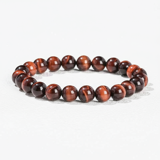 Natural Red Tiger Eye Bracelet
