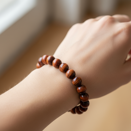 Natural Red Tiger Eye Bracelet
