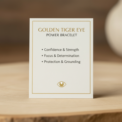 Golden Tiger Eye Power Bracelet