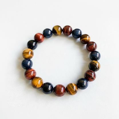 Tri-Color Tiger Eye Bracelet