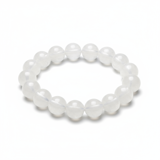 Natural White Jade Bracelet