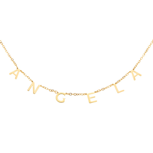 Custom Initial Name Necklace