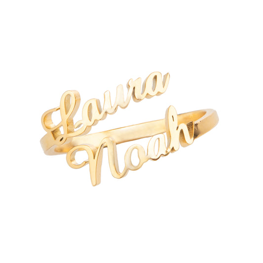 Double Name Ring