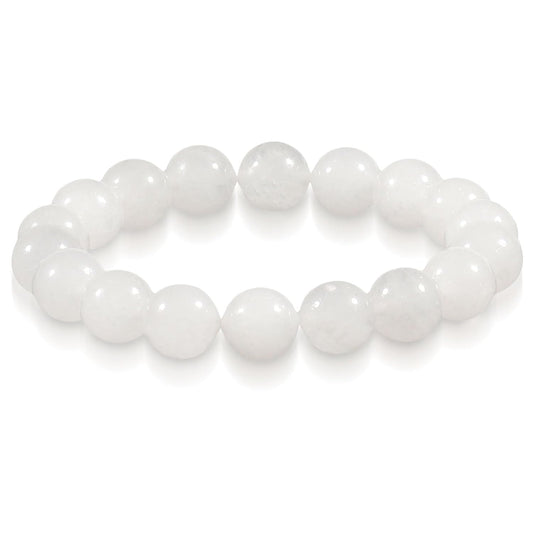 Natural White Agate Bracelet
