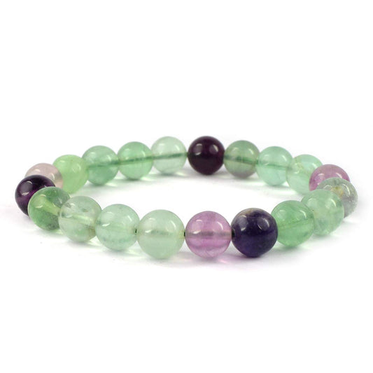 Natural Colorful Fluorite Bracelet