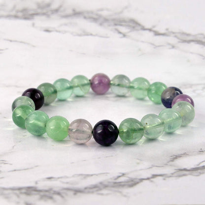 Natural Colorful Fluorite Bracelet