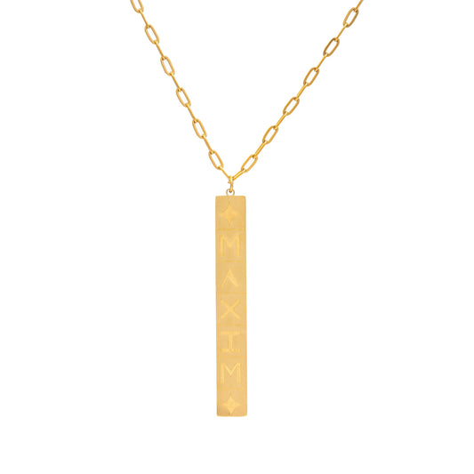 Custom Bar Name Pendant