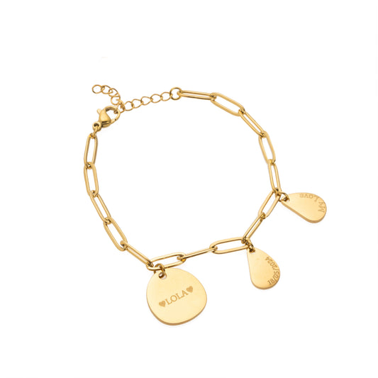 Personalized Hazel Pendant Bracelet