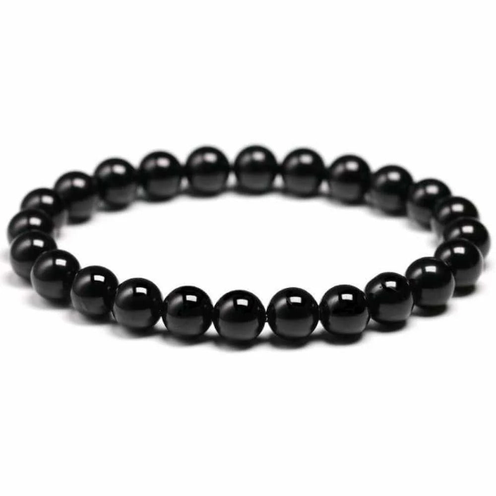 Natural Black Agate Bracelet