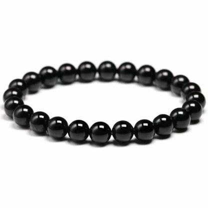 Natural Black Agate Bracelet