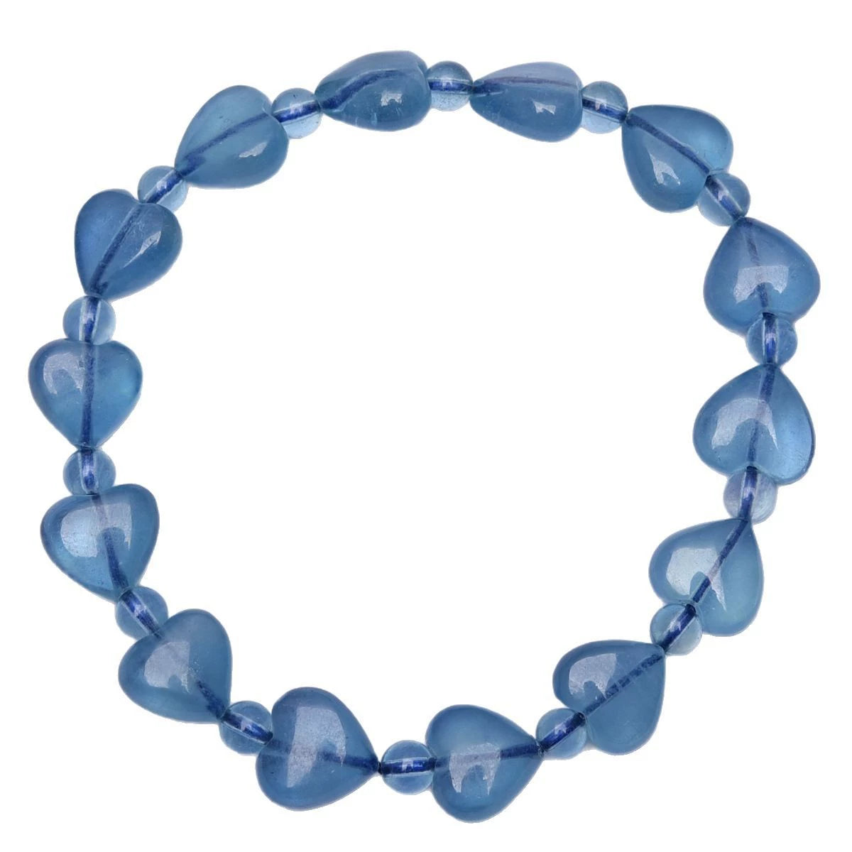 Aquamarine Heart's Serenity Bracelet