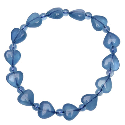 Aquamarine Heart's Serenity Bracelet