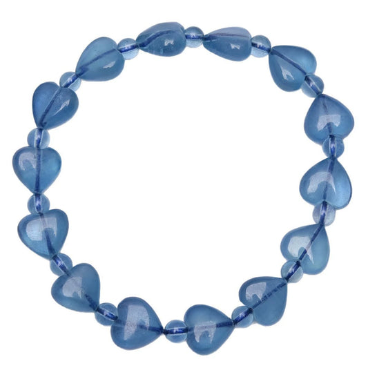 Aquamarine Heart's Serenity Bracelet