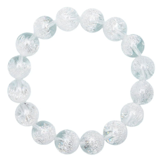 9mm Himalayan White Crystal Bracelet