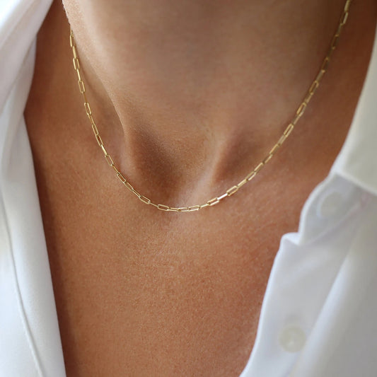 Paperclip Chain Necklace