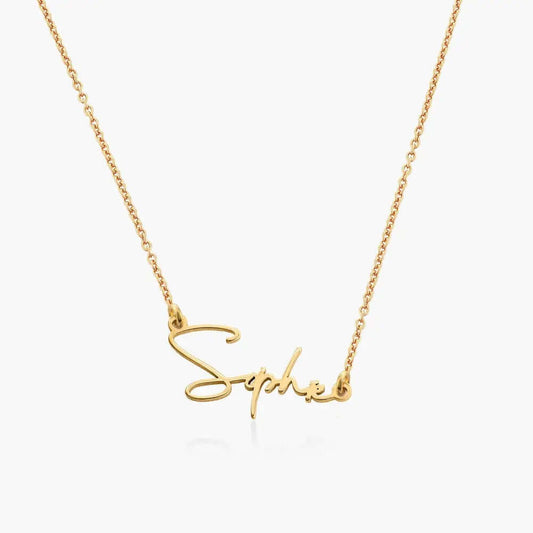 Belle Script Custom Name Necklace
