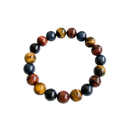 Tri-Color Tiger Eye Bracelet