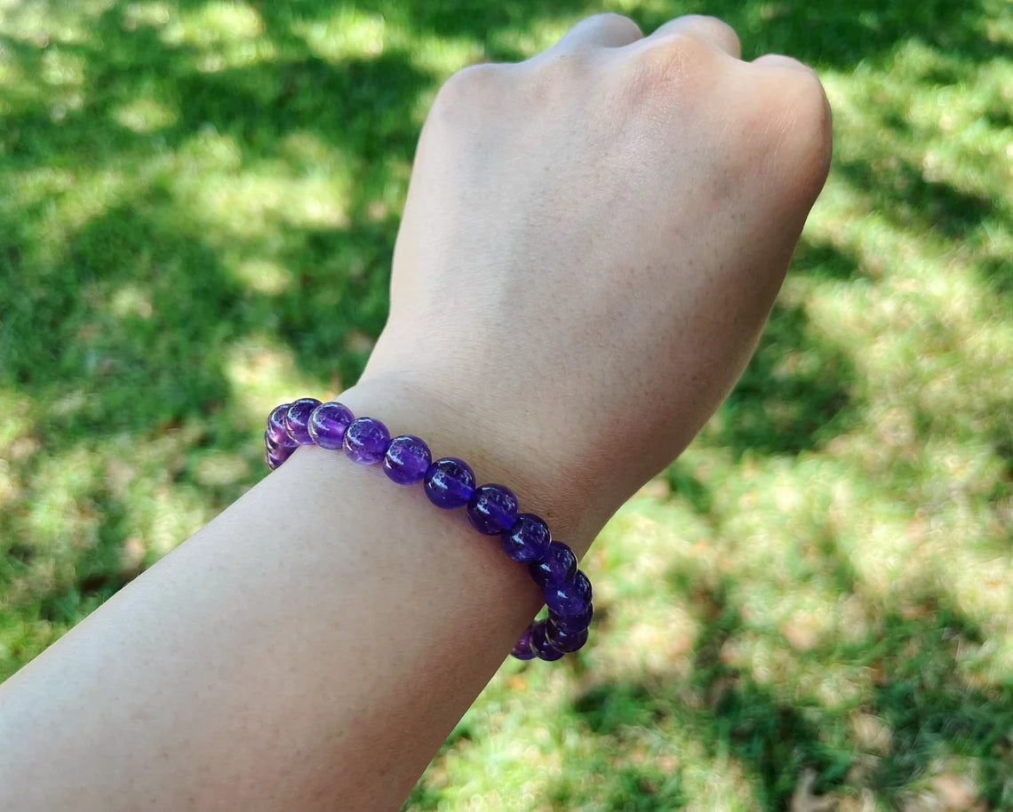 Natural Amethyst Bracelet