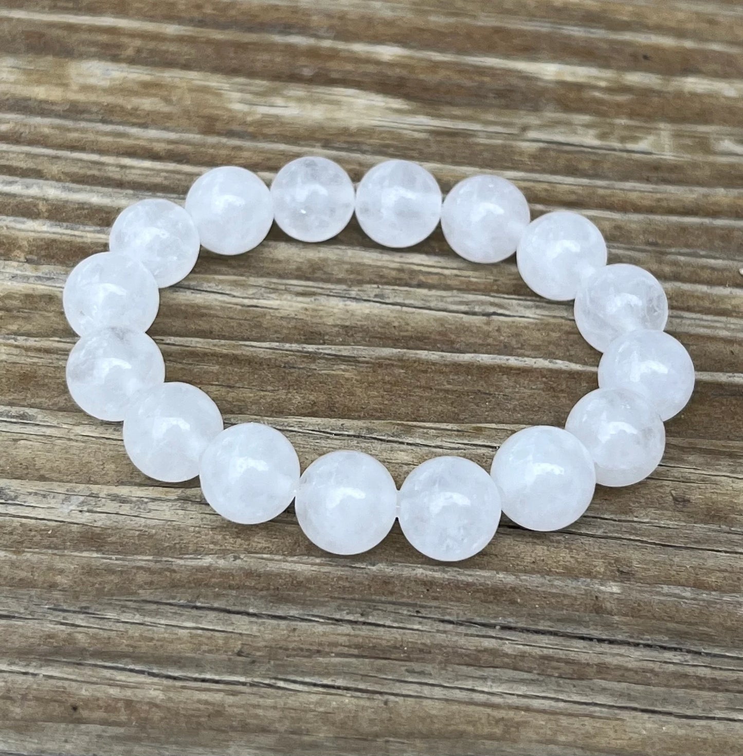 Natural White Jade Bracelet