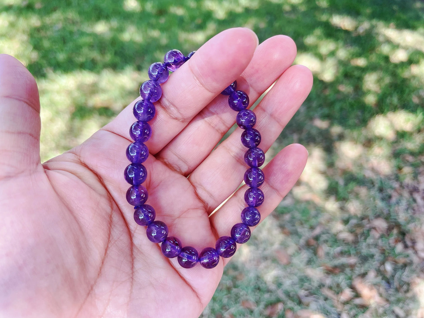 Natural Amethyst Bracelet
