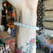 Natural White Agate Bracelet
