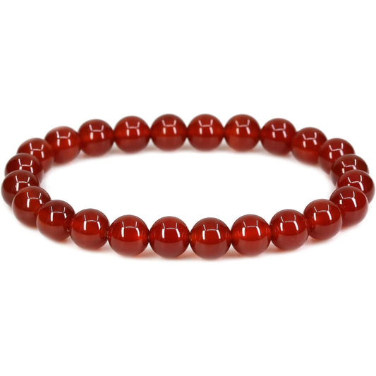 Natural Red Agate Bracelet